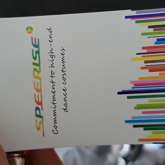 Speerise silver leggings high end dance&custom clothin company  size medium#17 - Picture 7 of 8